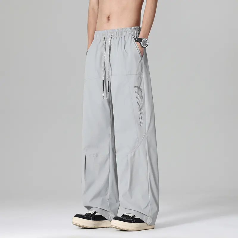 Herren Sportliche Weitgeschnittene Freizeit-Hose