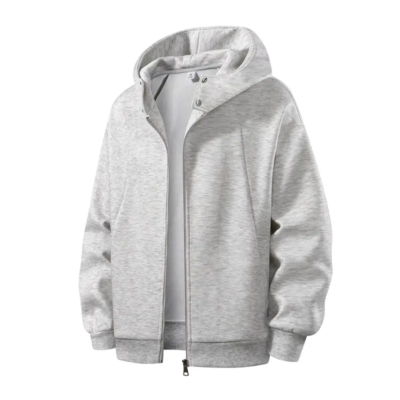 Herren Sportlicher Hoodie mit durchgehendem Reißverschluss