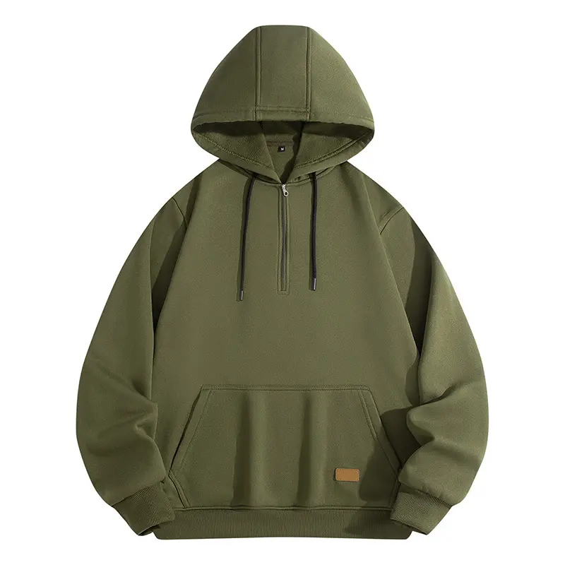 Herren Sportlicher Kapuzenpullover mit Reißverschluss Drune