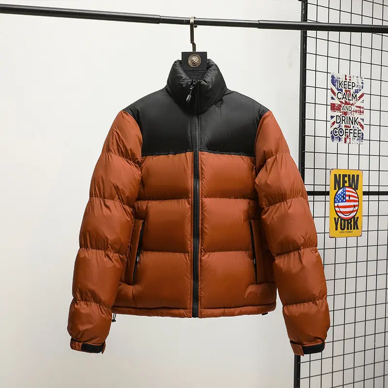 Herren Steppjacke mit hoher Kragen