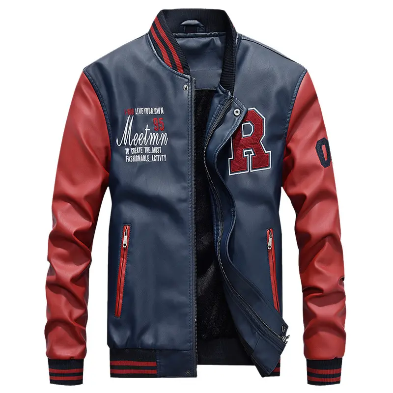 Herren Stilvolle Bomberjacke mit minimalistischen Grafiken Drune