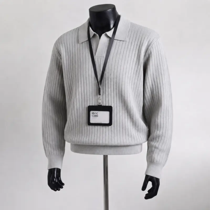 Herren Strukturierter Pullover Drune