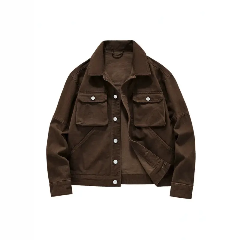 Herren Stylische Utility-Jacke Drune