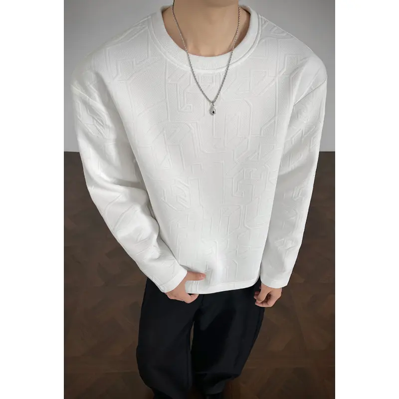 Herren Stylischer Sweatshirt mit strukturiertem Design Drune