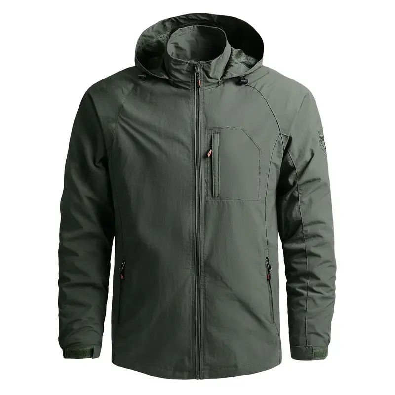 Herren Technische Übergangsjacke mit praktischer Kapuze Drune