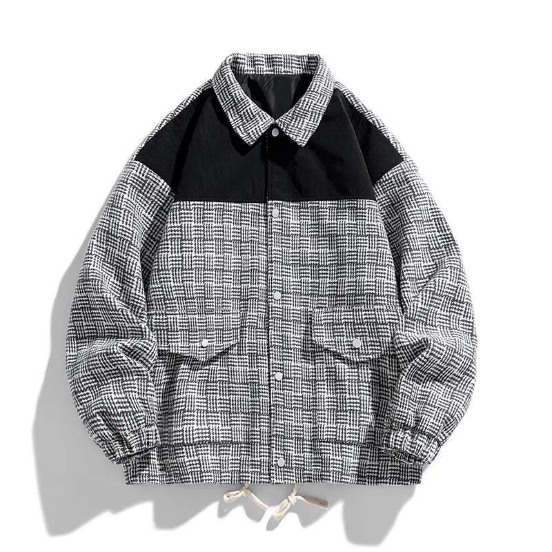 Herren Übergroße Utility-Jacke Drune