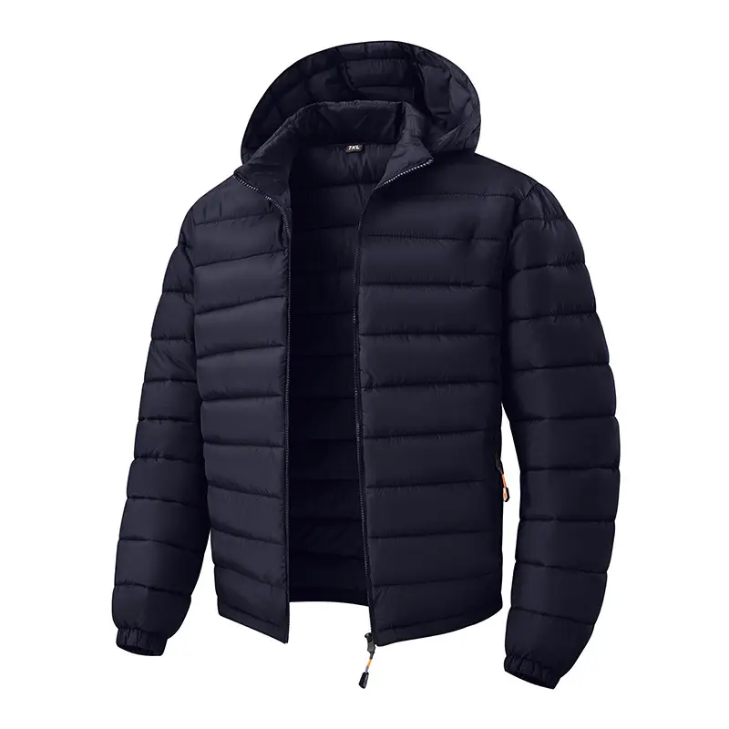 Herren Ultraleichte Steppjacke mit Kapuze und Thermoisolierung Drune