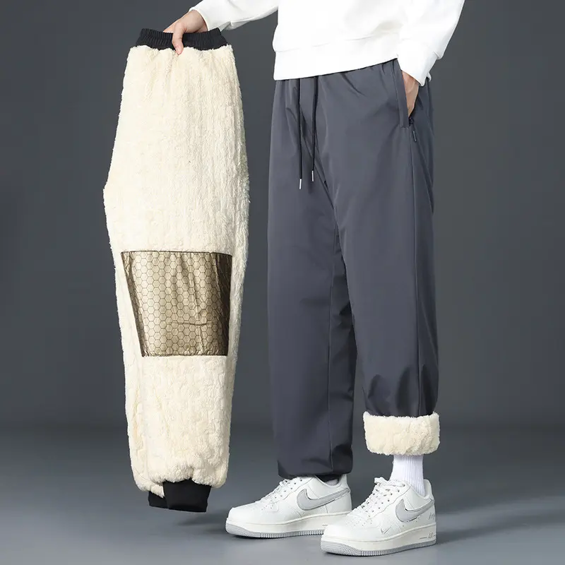 Herren Urban Fleece Jogginghose mit Netzdesign