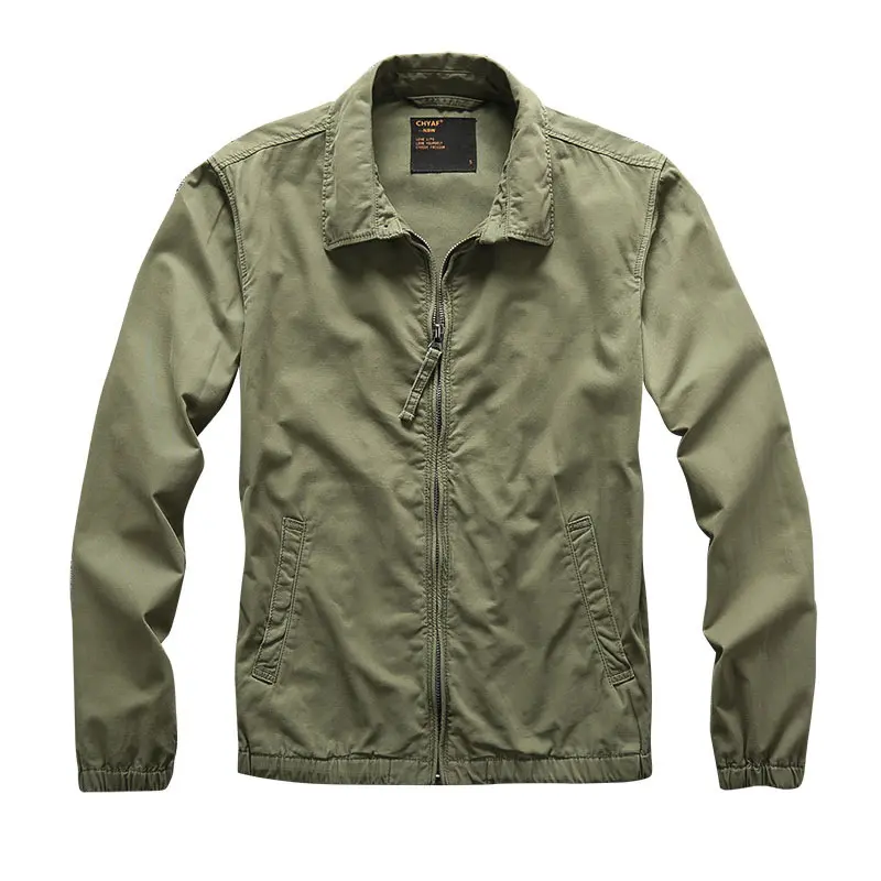 Herren Urbaner Zip-Sommerblouson aus technischem Twill mit verdecktem Reißverschluss Drune
