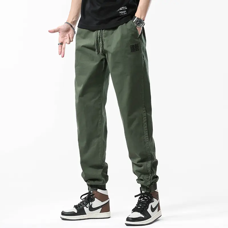 Herren Utility-Joggerhose mit Tunnelzug, elastischen Knöchelbündchen und entspanntem Schnitt Drune