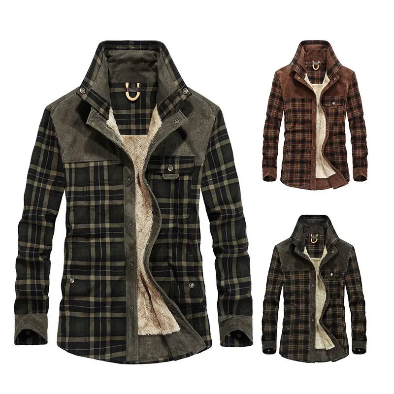 Herren Wärmende und Stilvolle Flanelljacke Drune
