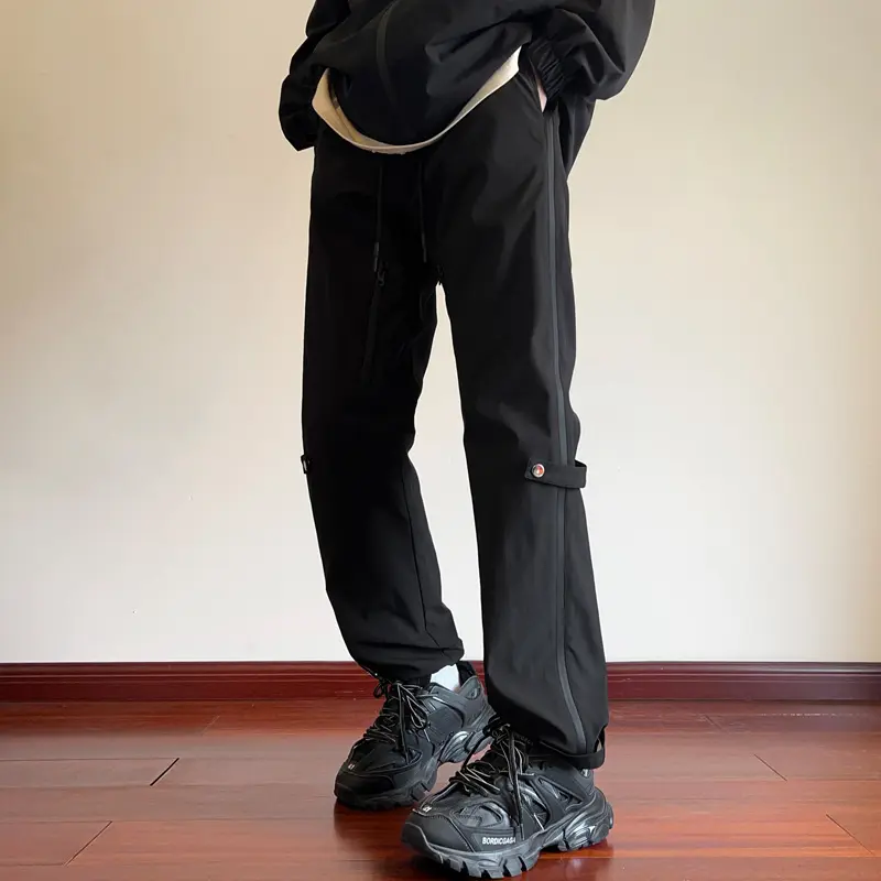 Herren Wasserabweisende Tech-Hose mit geradem Bein, verstärkten Kniepartien & Tunnelzug Drune