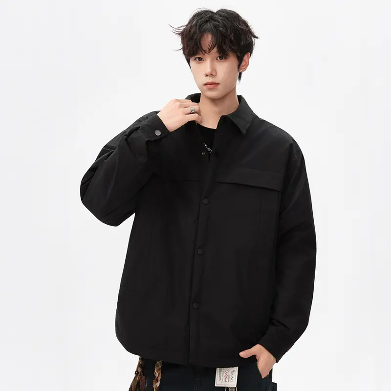 Herren Wasserdichte gesteppte Overshirt-Jacke mit Thermofutter Drune