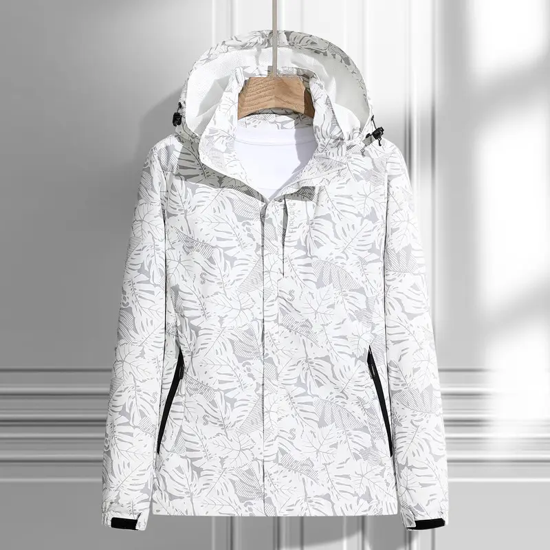 Herren Wasserdichte Outdoorjacke mit Kapuze Drune