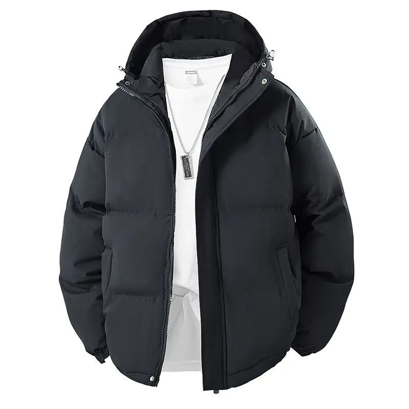 Herren Wattierte Kapuzenjacke mit Thermofutter und gesteppter Isolierung Drune