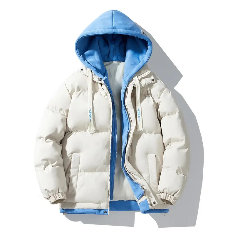 Herren Wattierte Steppjacke mit integriertem Kapuzen-Layer und winddichter Außenhülle Drune