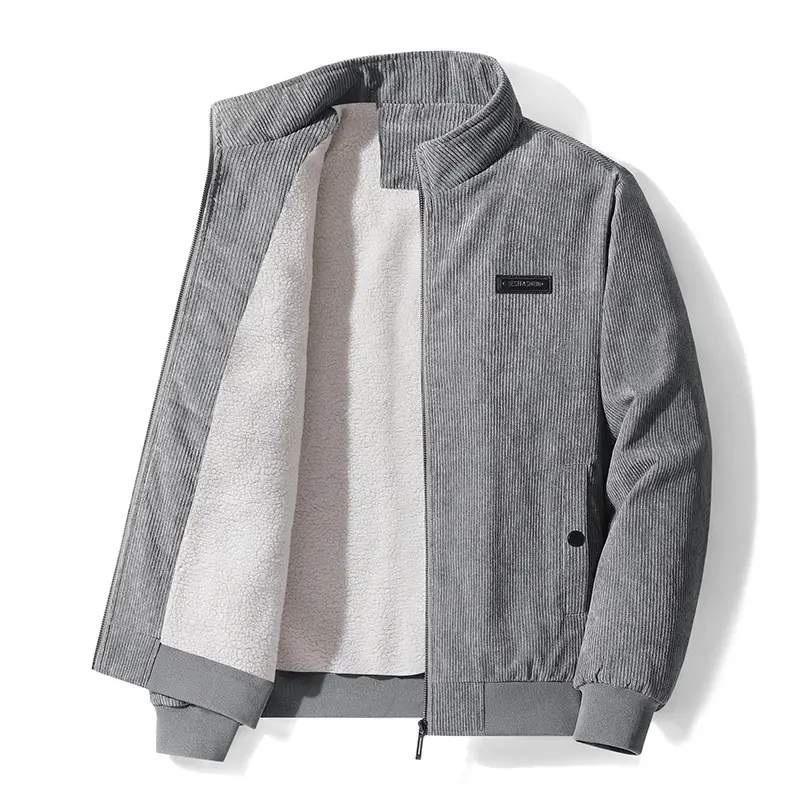 Herren Weiche Cordjacke mit Fleece-Futter Drune