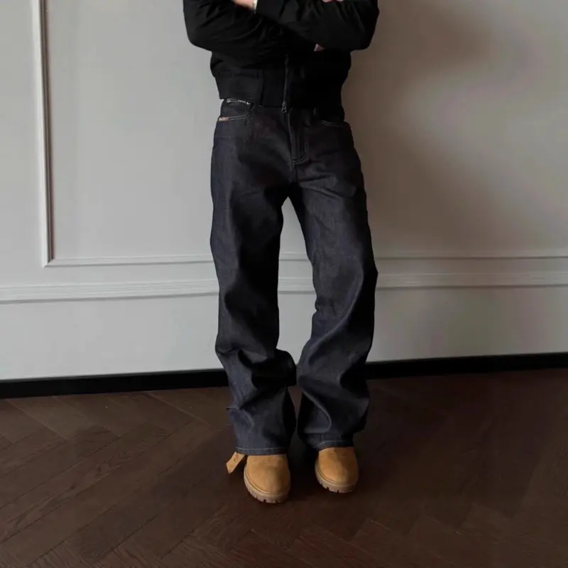 Herren Weitgeschnittene Denim-Jeans Drune