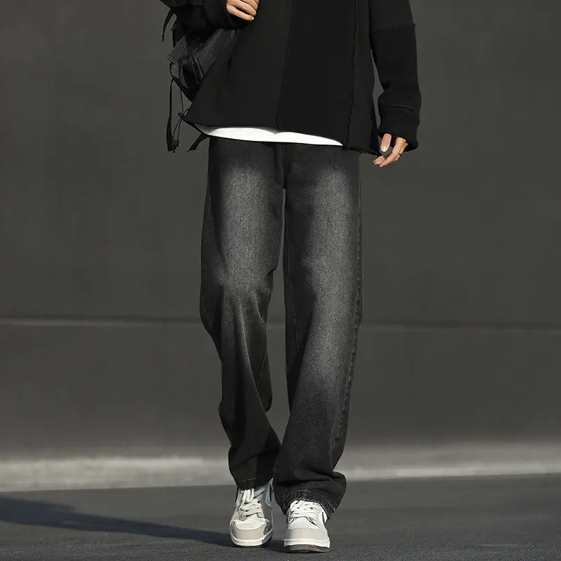 Herren Weitgeschnittene Jeans im urbanen Stil