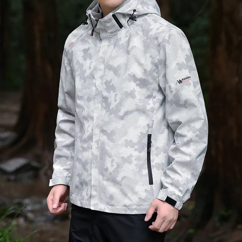 Herren wetterfeste Outdoor-Jacke Drune