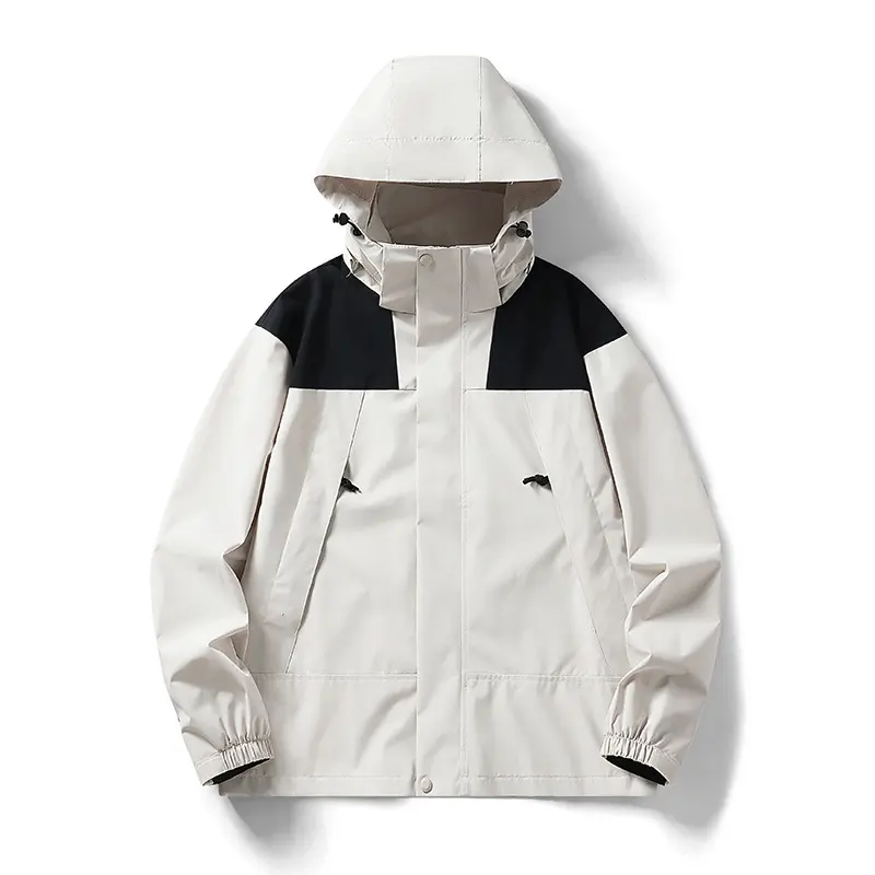 Herren Wetterfeste Übergangsjacke mit Kapuze Drune