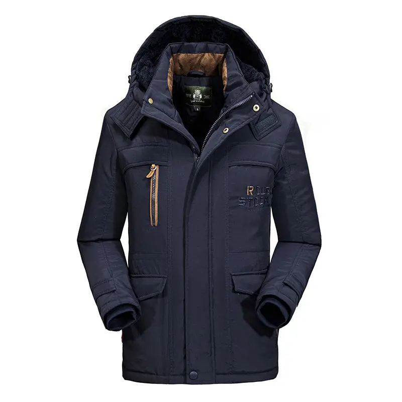 Herren Wetterfeste Winterjacke mit Fleece-Futter Drune
