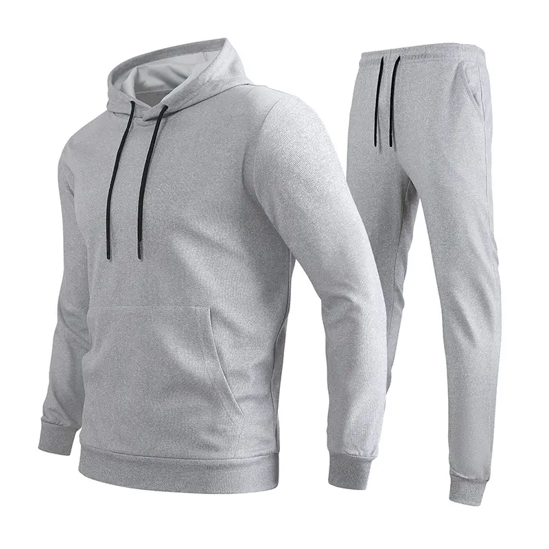 Herren Zweiteiliges Trainingsset mit Kapuzenpullover & tapered Jogginghose aus atmungsaktivem Funktionsfleece Drune