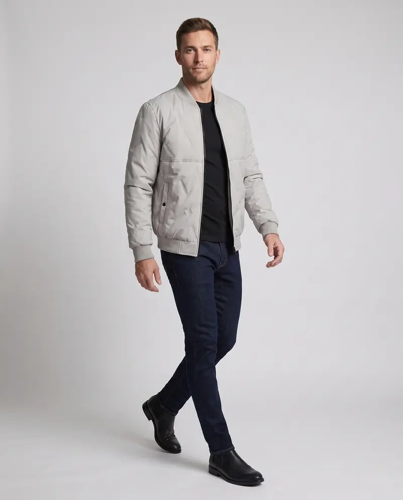 Herrenmode gepolsterte Jacke Drune