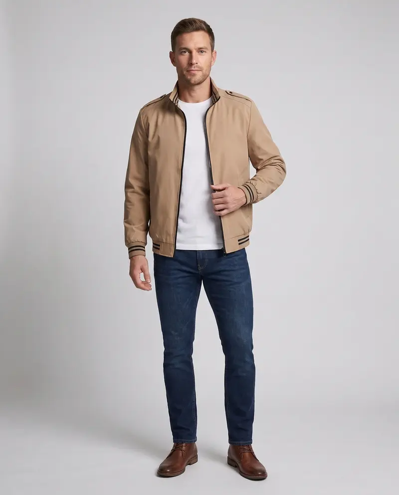Herrenmode Leichte Übergangsjacke Drune