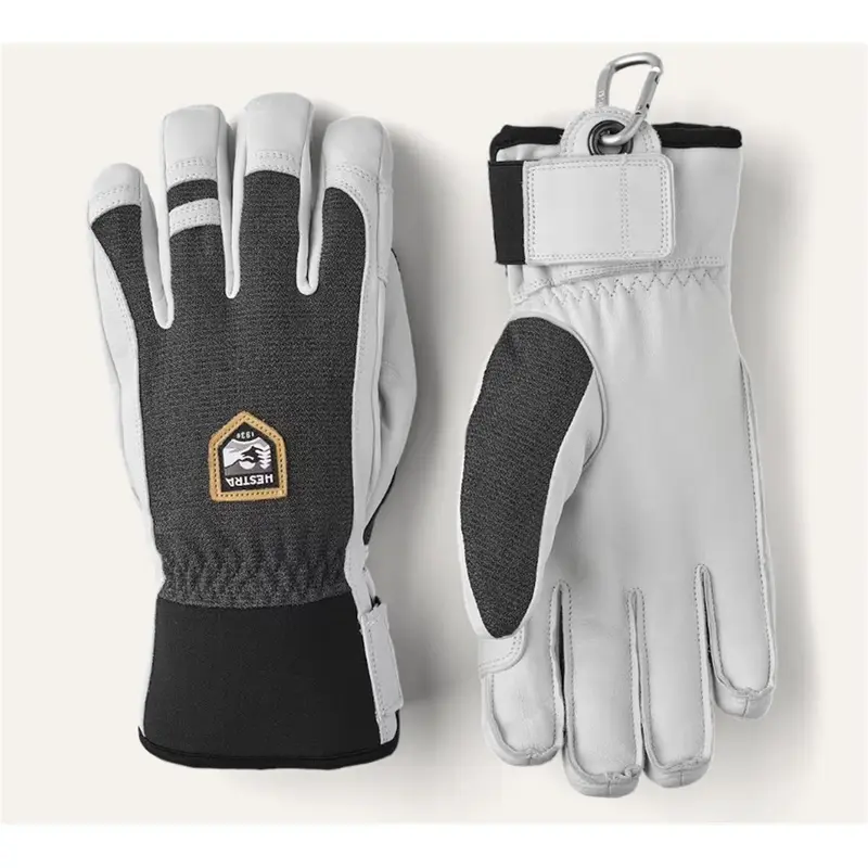 Hestra Army Leather Patrol - 5-Finger charcoal