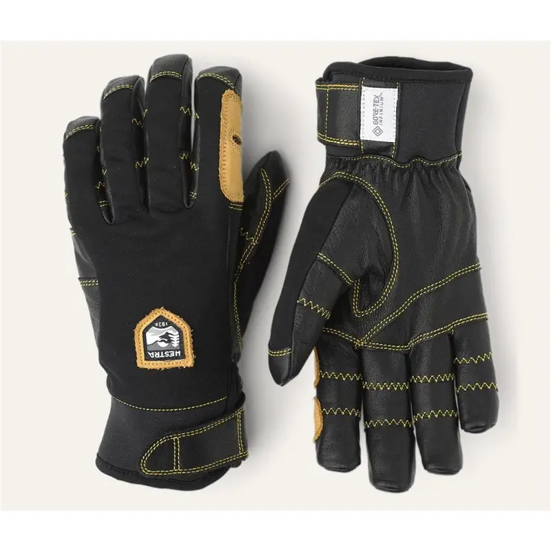 Hestra Ergo Grip Active - 5 finger black/black