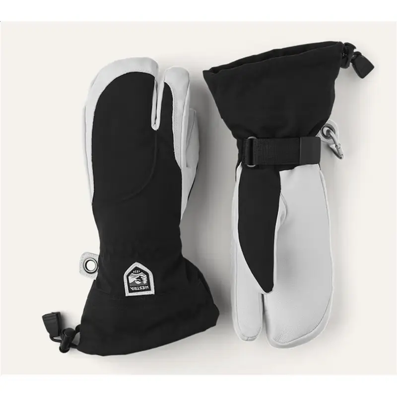 Hestra Heli Ski Female 3-Finger black/offwhite