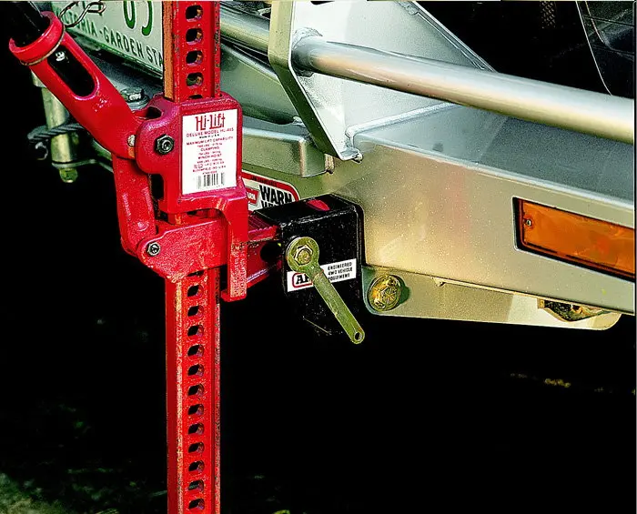 Hi-Lift Aufnahme zum sicheren Halt, für ARB-Stoßstange