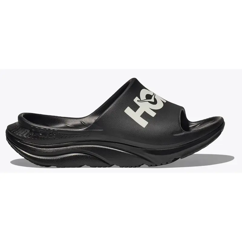Hoka Ora Athletic Slide Unisex black white