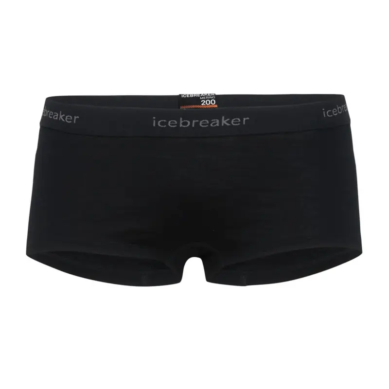 Icebreaker W 200 Oasis Boy shorts black Damen Unterhose