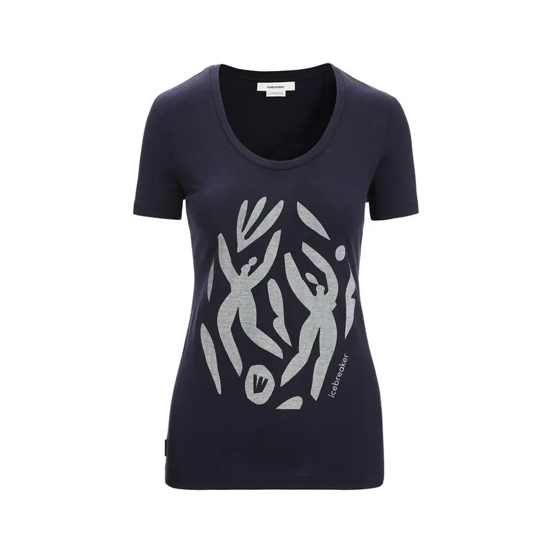 Icebreaker W Tech Lite II SS Scoop Tee Nature Celebration Damen T-Shirt