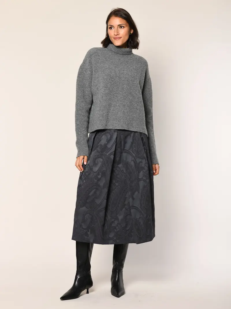 Jacquard Baumwoll Rock