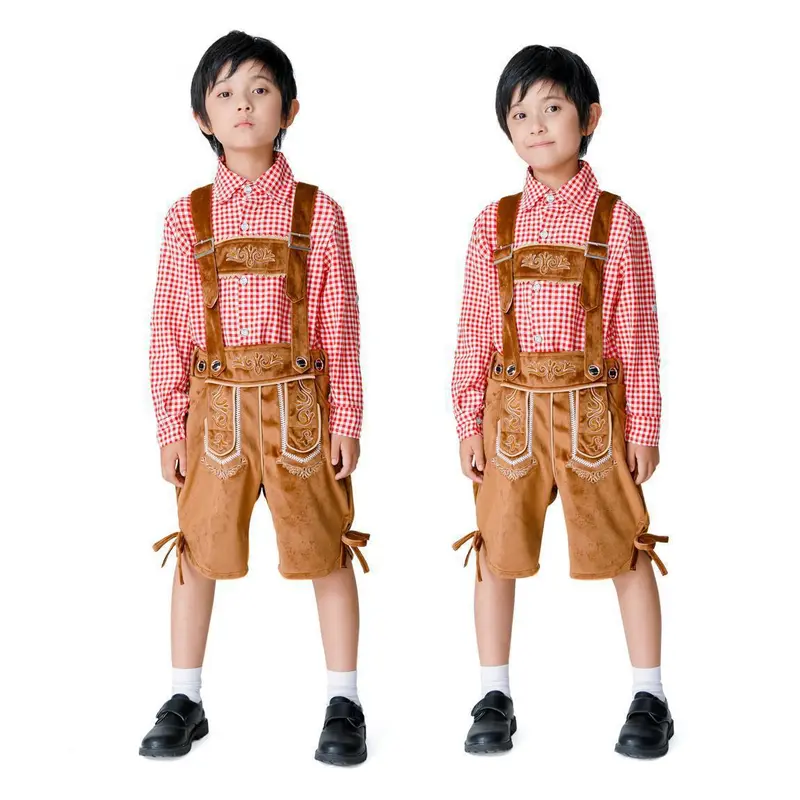 Jungen Trachten-Shorts mit eleganten Stickereien Drune