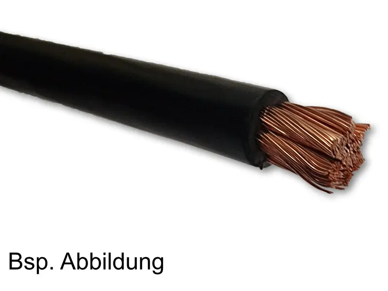 Kabel 16 qmm schwarz