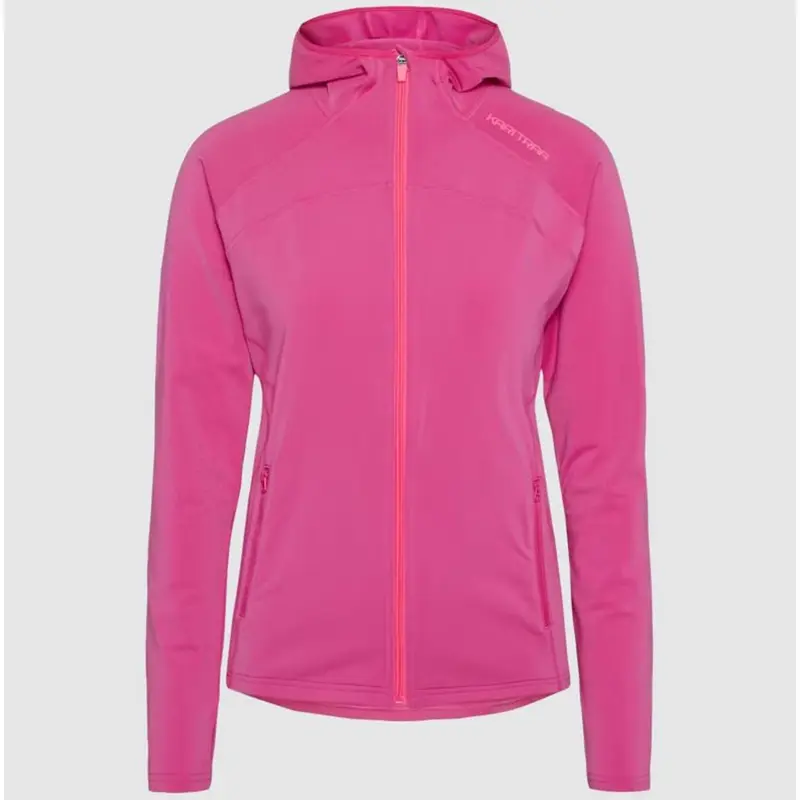 Kari Traa Mija Hooded Fleece berry Damen Fleecejacke