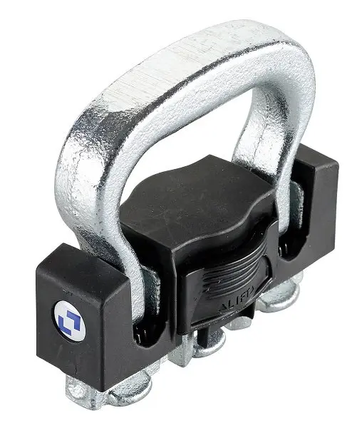 KERL 2000 Zurrpunkt f. Airline Schienen Belastbarkeit 2000 daN Öffnung D=25x40mm