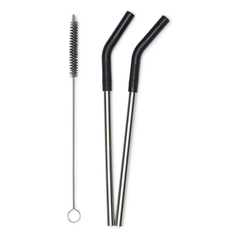 Klean Kanteen Trinkhalme 2er Set 8mm mit Trinkhalmbürste