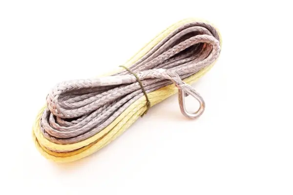 KUNSTSTOFFSEIL DYNATEC 2-KOMPONENTEN MKB 90,3KN, 30MX9,3MM MIT KAUSCHE, KABELSCHUH