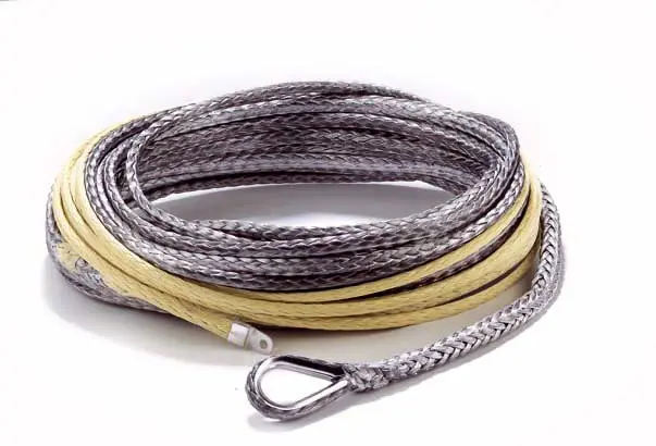 Kunststoffseil Dynatec, MBK 90 kN 38m x 9mm, Ende mit Kabelschuh