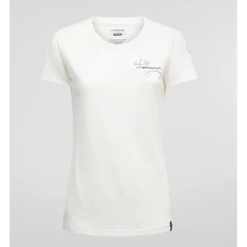La Sportiva Climb Flower T-Shirt Damen chalk/limestone
