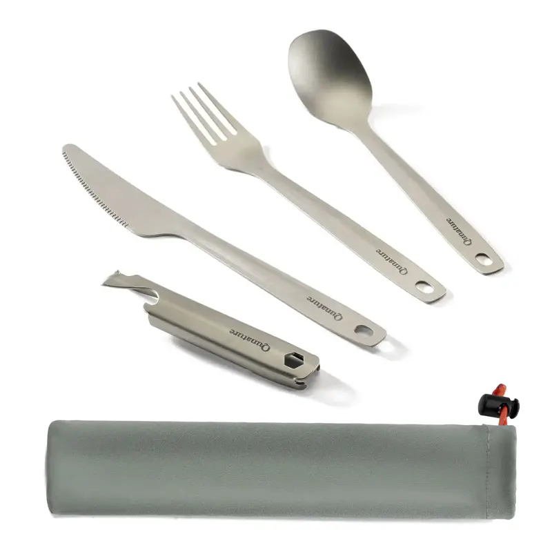 Leichtes Titan Besteck Set
