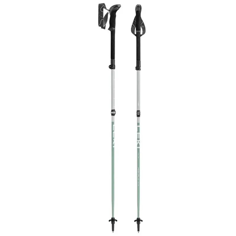 Leki Makalu FX TA silver greygreen white