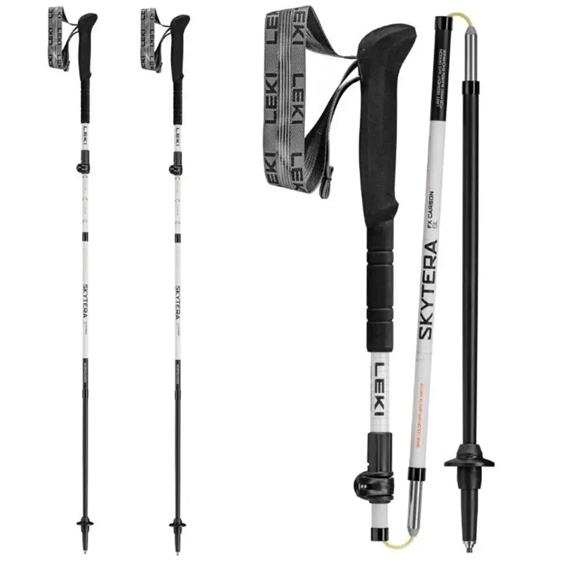 Leki Skytera FX Carbon SL white black orange