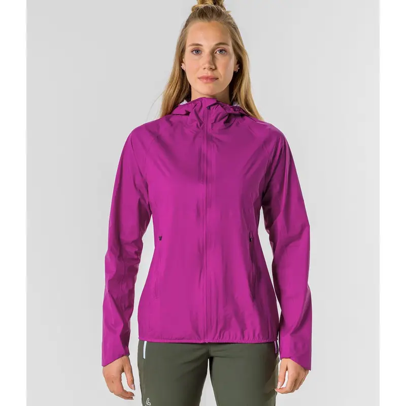 Löffler Damen Hooded Jacket WPM Pocket Purple