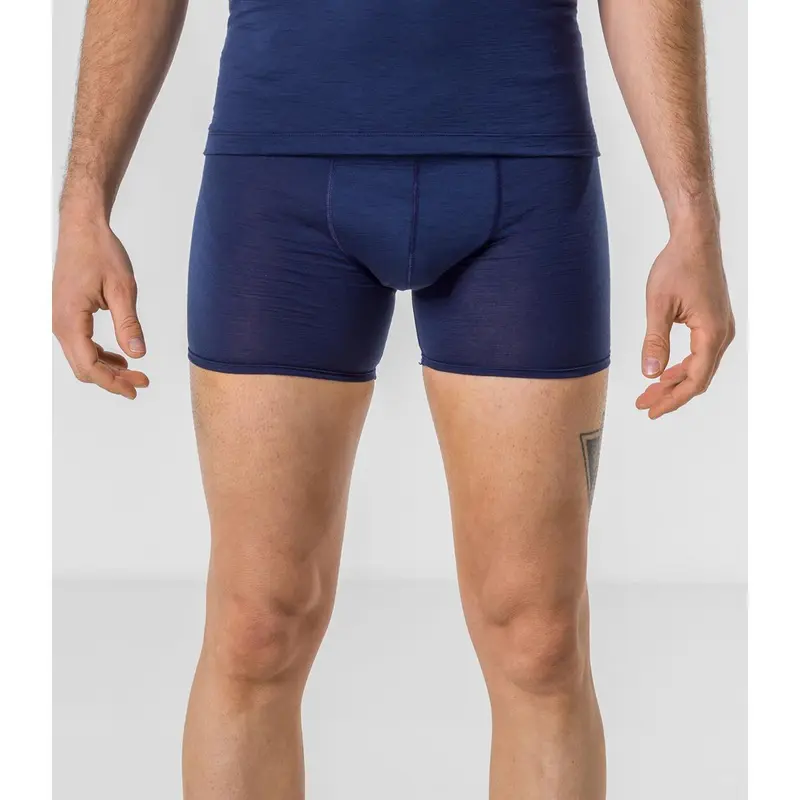 Löffler Herren Boxershorts Merino Light Dunkelblau